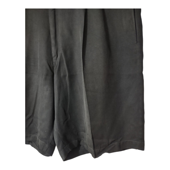 Tommy Bahama Relax Pleated Shorts Mens Size 38 Black 100% Silk - Picture 7 of 14
